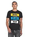 U.S. Polo Assn. Denim Co. Ribbed Neck Brand Print T-Shirt