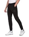 Tommy Hilfiger Men Black Mid Rise Roundall Graphic Sweatpants