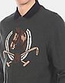 U.S. Polo Assn. Denim Co. Elbow Patch Brand Pattern Lambswool Sweater
