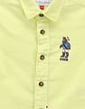 U.S. Polo Assn. Kids Boys Spread Collar Solid Shirt