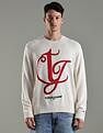 Tommy Hilfiger Embroidered Logo Regular Fit Cotton Sweater