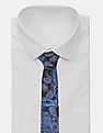 Arrow Men Blue Patterned Weave Tie