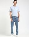Calvin Klein Jeans Solid Slim-Fit Cotton Polo T-Shirt