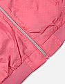 U.S. Polo Assn. Kids Girls Pink And Blue Reversible Bomber Jacket