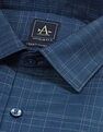 Arrow Liberty Classic Regular Fit Graph Checked Shirt