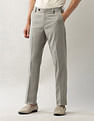 Arrow Mid Rise Smartflex Dobby Trousers