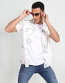 Flying Machine Short Sleeve Abstract Print Shirt