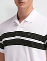 Arrow Sport Horizontal Striped Regular Polo Shirt