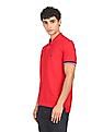 AD by Arvind Cotton Solid Polo Shirt