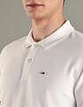 Tommy Hilfiger Solid Regular-Fit Cotton Polo T-Shirt
