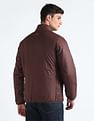 Flying Machine Reversible Solid Quilted Jacket