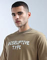 Flying Machine Typographic Printed Relaxed Fit T-Shirt