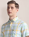 U.S. Polo Assn. Short Sleeve Plaid Shirt
