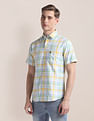 U.S. Polo Assn. Short Sleeve Plaid Shirt