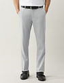 Arrow Regular Fit Dobby Weave Autoflex Trousers