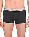 Calvin Klein Underwear Men Black Classic Fit Low Rise Trunks - Pack Of 3
