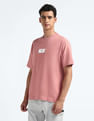 Flying Machine Crew Neck Relaxed Fit Logo T-Shirt