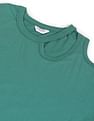 U.S. Polo Assn. Women Cut Out Shoulder Solid Top