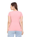 Aeropostale Women Pink Logo Print Cotton T-Shirt