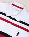 U.S. Polo Assn. Signature Stripe Pique Polo Shirt