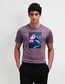 Arrow Newyork Graphic Printed Cotton T-Shirt