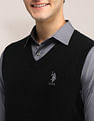 U.S. Polo Assn. Solid Regular Fit Sweater