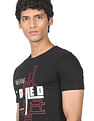 Flying Machine Pure Cotton Graphic Print T-Shirt
