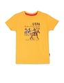 U.S. Polo Assn. Kids Boys Cotton Brand Print T-Shirt