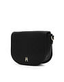 Tommy Hilfiger Solid Black PU Bag