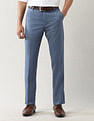 Arrow Mid Rise Smartflex Dobby Trousers