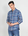 U.S. Polo Assn. Denim Co. Rounded Cuff Check Casual Shirt