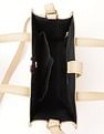 Tommy Hilfiger Solid Beige Nylon Handbag