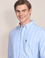 U.S. Polo Assn. Button Down Collar Vertical Stripe Shirt