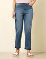 U.S. Polo Assn. Women High Rise Mom Fit Jeans