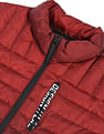 Flying Machine Ombre High Neck Quilted Jacket