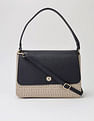 Tommy Hilfiger Logo Beige Pvc Hand Bag