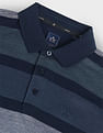 Arrow Horizontal Stripe Cotton Polo Shirt