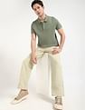 Tommy Hilfiger Solid Slim-Fit Cotton Polo Shirt