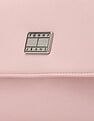 Tommy Hilfiger Solid Pink Pu Sling Bag