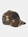 U.S. Polo Assn. Men Green Panelled Upper Camo Print Cap