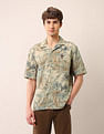 U.S. Polo Assn. Denim Co. Tropical Printed Cuban Shirt