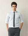 Arrow Geometric Printed Manhattan Slim Fit Shirt
