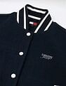 Tommy Hilfiger Regular-Fit Polyester Baseball Collar Varsity Jacket
