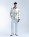 Flying Machine Floral Printed Slim Fit Cotton Shirt