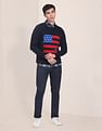 U.S. Polo Assn. Crew Neck Brand Flag Knitted Sweater