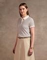 U.S. Polo Assn. Women All-Over Print Regular Polo Shirt