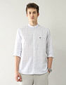 Arrow Sport Slim Fit All Over Printed Shirt
