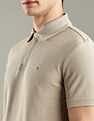 Tommy Hilfiger Solid Regular-Fit Cotton Polo T-Shirt