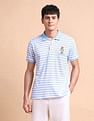 U.S. Polo Assn. Horizontal Striped Slim Fit Polo Shirt