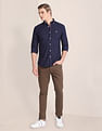 U.S. Polo Assn. Solid Dobby Tailored Shirt